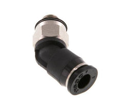 Racor de 4mm x M 5 45deg con rosca macho Latón/PBT NBR Diseño compacto