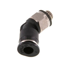 Racor de 4mm x M 5 45deg con rosca macho Latón/PBT NBR Diseño compacto