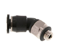 Racor de 4mm x M 5 45deg con rosca macho Latón/PBT NBR Diseño compacto