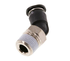 Racor de 4mm x R1/8'' 45deg con rosca macho Latón/PBT NBR Diseño compacto