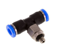 Racor en T de 3mm x M 3 con rosca macho Acero/PBT NBR Diseño compacto y giratorio [2 piezas]