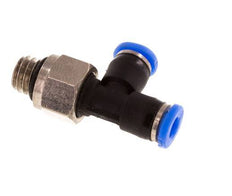 Racor en T de ángulo recto 3mm x M 6 con rosca macho Latón/PBT NBR Diseño compacto y giratorio [2 piezas]