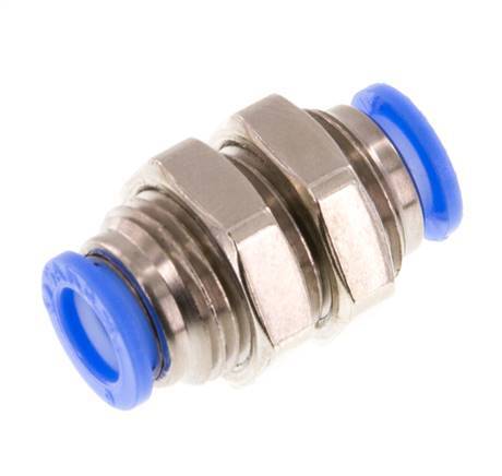 Racor rápido de 6 mm de latón/PBT NBR Diseño compacto [2 piezas]
