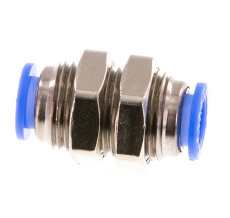 Racor rápido de 6 mm de latón/PBT NBR Diseño compacto [2 piezas]