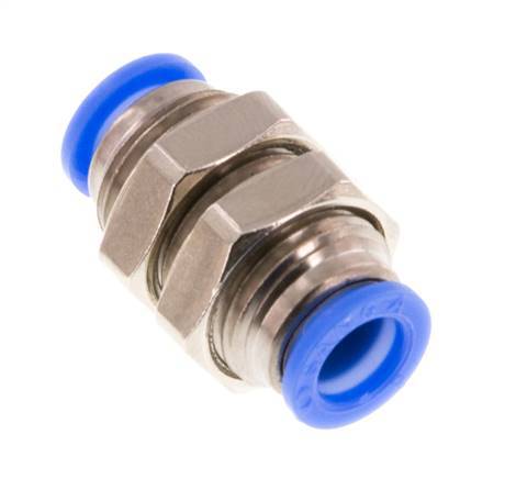 Racor rápido de 6 mm de latón/PBT NBR Diseño compacto [2 piezas]