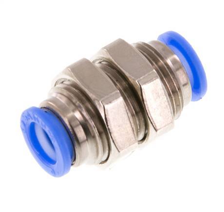 Racor rápido de 6 mm de latón/PBT NBR Diseño compacto [2 piezas]