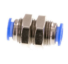 Racor rápido de 6 mm de latón/PBT NBR Diseño compacto [2 piezas]