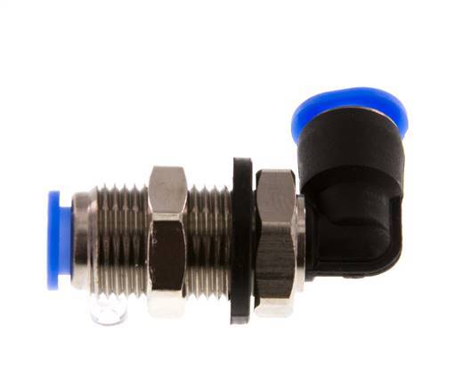 Codo de 6mm 90deg Racor de latón/PBT NBR Diseño compacto [2 piezas]