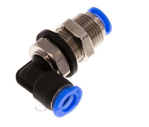Codo de 6mm 90deg Racor de latón/PBT NBR Diseño compacto [2 piezas]