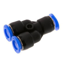 Racor rápido de 6mm PBT NBR Diseño compacto [2 piezas]