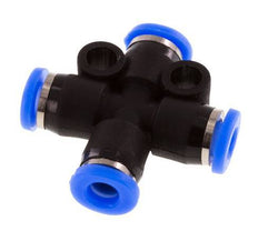 Racor en cruz de 3mm PA 66 NBR Diseño compacto [2 piezas]