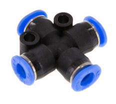 Racor en cruz de 4mm PA 66 NBR Diseño compacto [2 piezas]