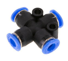 Racor en cruz de 4mm PA 66 NBR Diseño compacto [2 piezas]
