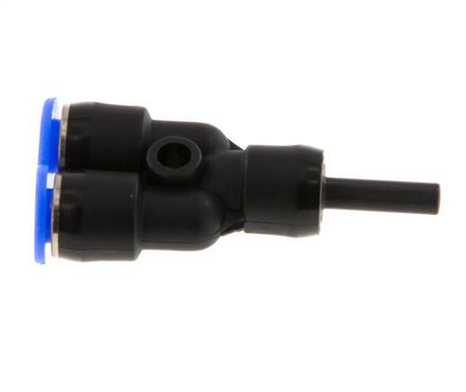 Racor en Y de 3 mm x 3 mm con diseño compacto de PBT NBR [2 piezas]