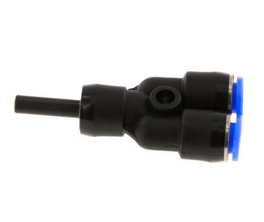 Racor en Y de 3 mm x 3 mm con diseño compacto de PBT NBR [2 piezas]