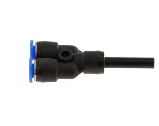 Racor en Y de 3 mm x 4 mm con diseño compacto de PBT NBR [2 piezas]