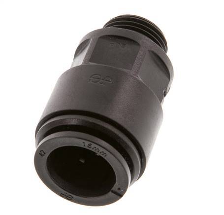 Racor de 15mm x G3/8'' con rosca macho POM NBR [2 piezas]