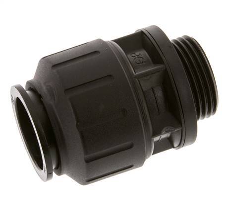 Racor de 28mm x G1'' con rosca macho POM NBR