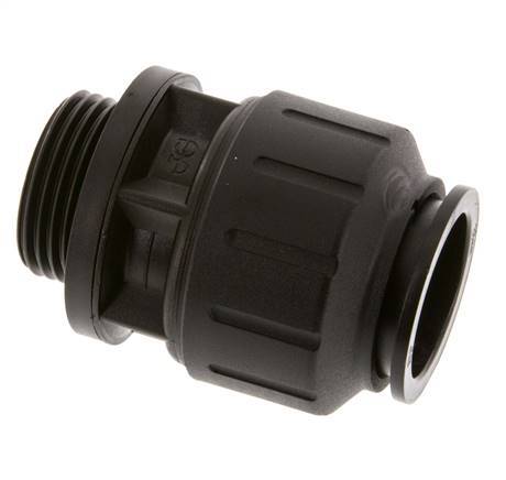 Racor de 28mm x G1'' con rosca macho POM NBR