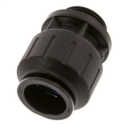 Racor de 28mm x G1'' con rosca macho POM NBR