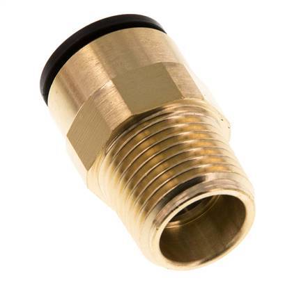 Racor de 15mm x R1/2'' con rosca macho Latón/POM NBR