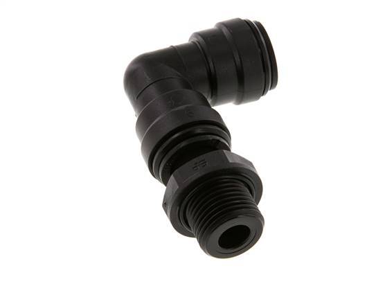 Racor de 15mm x G1/2'' 90deg con rosca macho POM NBR Giratorio