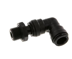 Racor de 15mm x G1/2'' 90deg con rosca macho POM NBR Giratorio
