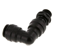 Racor de 18mm x G1/2'' 90deg con rosca macho POM NBR Giratorio