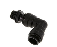 Racor de 18mm x G1/2'' 90deg con rosca macho POM NBR Giratorio