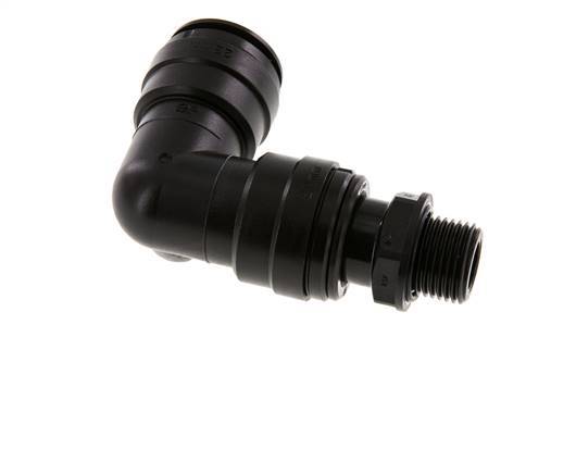 Racor de 22mm x G1/2'' 90deg con rosca macho POM NBR Giratorio