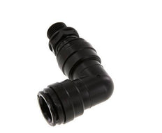 Racor de 22mm x G1/2'' 90deg con rosca macho POM NBR Giratorio