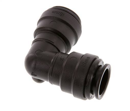 Codo de 18mm 90deg Racor POM NBR