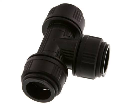 Racor en T de 28 mm Latón/POM NBR FDA