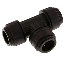 Racor en T de 28 mm Latón/POM NBR FDA