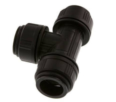 Racor en T de 28 mm Latón/POM NBR FDA