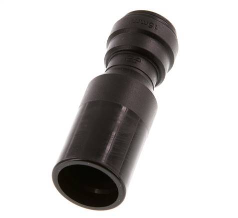 Racor rápido de 15 mm x 28 mm con POM NBR enchufable