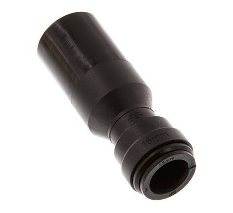 Racor rápido de 15 mm x 28 mm con POM NBR enchufable
