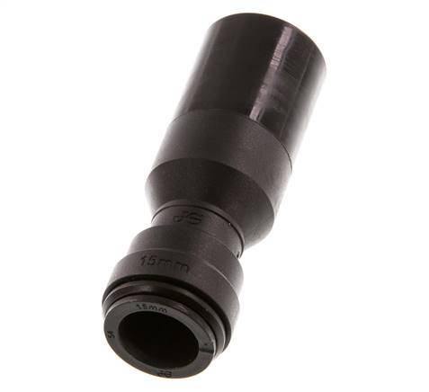 Racor rápido de 15 mm x 28 mm con POM NBR enchufable