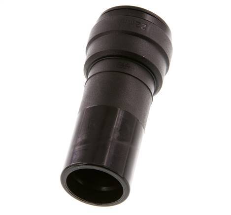 Racor de 22mm x 28mm con enchufe POM NBR