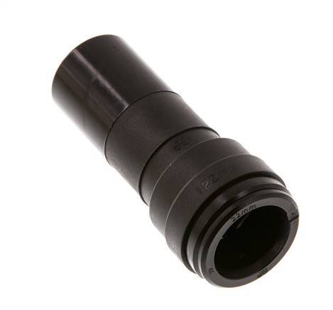Racor de 22mm x 28mm con enchufe POM NBR