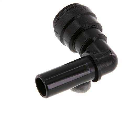 Codo de 15mm 90deg Racor con tapón POM NBR