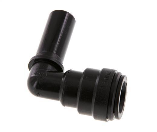 Codo de 15mm 90deg Racor con tapón POM NBR