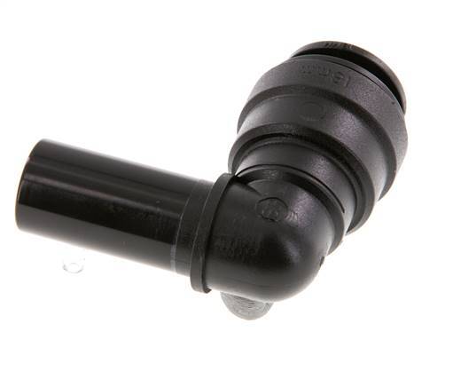 Codo de 18mm 90deg Racor con enchufe POM NBR
