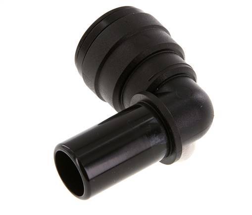 Racor de 22mm 90deg con enchufe POM NBR
