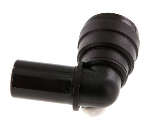 Racor de 22mm 90deg con enchufe POM NBR