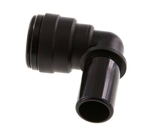 Racor de 22mm 90deg con enchufe POM NBR