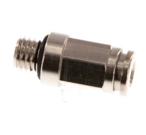 Racor de 4mm x M 7 con rosca macho de latón NBR [5 piezas]