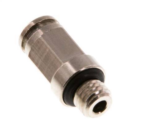 Racor de 4mm x M 7 con rosca macho de latón NBR [5 piezas]