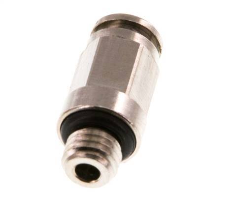 Racor de 4mm x M 7 con rosca macho de latón NBR [5 piezas]