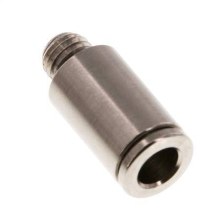 Racor de 6mm x M 7 con rosca macho de latón NBR [5 piezas]